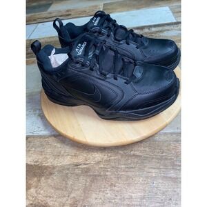 Nike Air Monarch IV Training Shoes Mens 8 Extra Wide 4E Black 416355-001 Leather